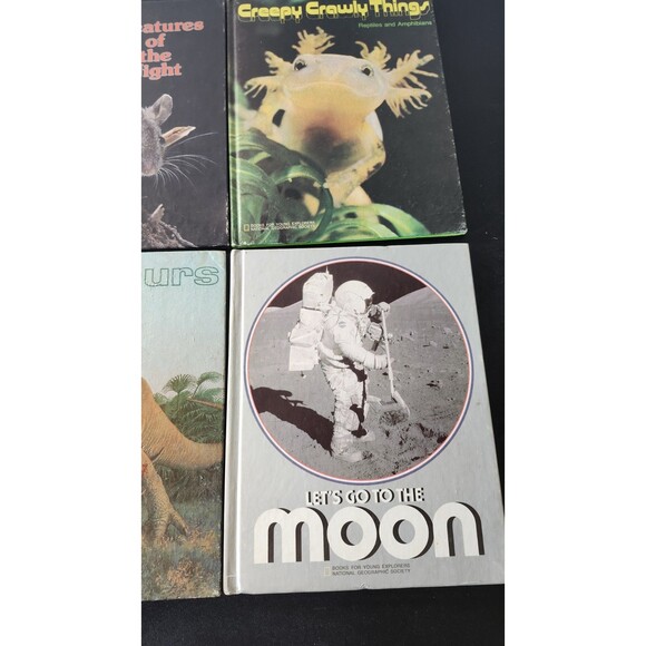 Vintage National Geographic Young Explorers Books Lot of 4 1970s 1980s HC - Picture 4 of 10